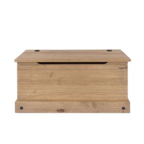 Casa Connor Storage Trunk, Waxed Pine