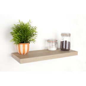 Core Products Hudson Floating Shelf Kit, 60cm, Oak Effect