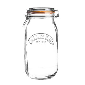 Kilner Round Clip Top Jar, 1.5 Litre