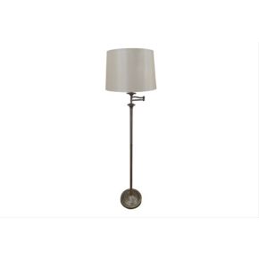Casa Mellion Swing Arm Floor Lamp, Antique Brass