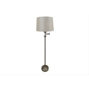 Casa Mellion Swing Arm Floor Lamp, Antique Brass