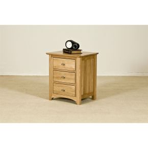 Casa Toulouse 3 Drawer Bedside Cabinet