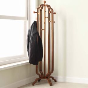 Jual San Marino Curve Coat Stand, Walnut