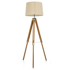 Casa Metro Tripod Floor Lamp, Natural