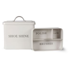 Garden Trading Shoe Shine Box, Chalk