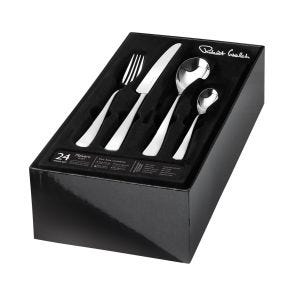 Robert Welch Malvern Bright Cutlery Set, 24 Piece