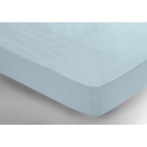 Belledorm 200 Thread Count Fitted Sheet, King, Duck Egg