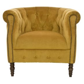 Alexander & James Jude Chair, Plush Turmeric