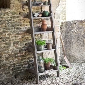 Garden Trading Aldsworth Shelf Ladder, Small, Spruce