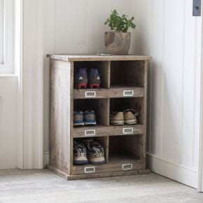 Garden Trading Chedworth 6 Shoe Locker, Spruce