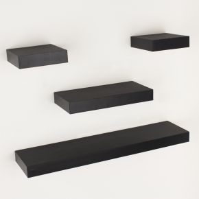 Core Products Hudson Narrow 4 Shelf Kit, Matt Black