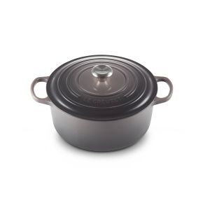 Le Creuset Cast Iron Round Casserole Dish, 30cm, Flint