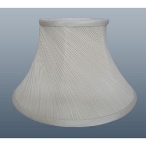 Casa Pleat Lamp Shade, 20cm, Cream