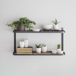 Garden Trading Farringdon Double Shelf, Steel