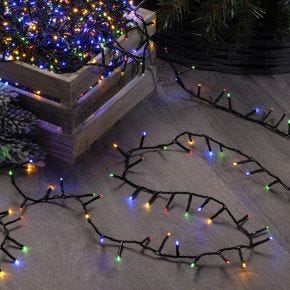 Festive 1000 Sparkle Lights, Multicoloured