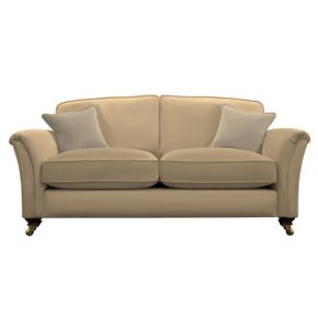Parker Knoll Devonshire Large 2 Seater Leather Sofa, Como Taupe
