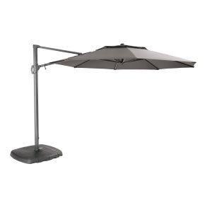 Kettler Free Arm LED Parasol with Bluetooth Wireless Speaker, 3.3m