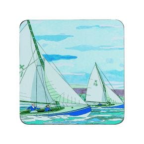 Denby Sailing Coasters, Set of 4