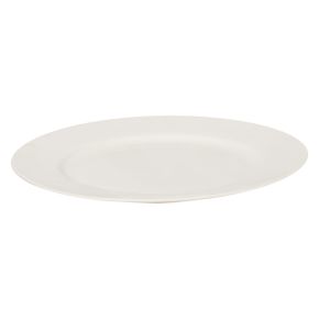 Casa Rim Dinner Plate, 27.5cm, White