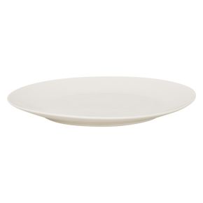 Casa Coupe Dinner Plate, 27cm, White