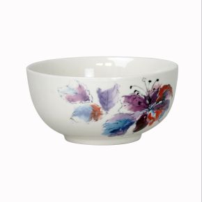 Casa Lily Cereal Bowl, 13.5cm, White