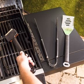 Char-Broil 3 Piece Beginners BBQ Tool Set, Stainless Steel