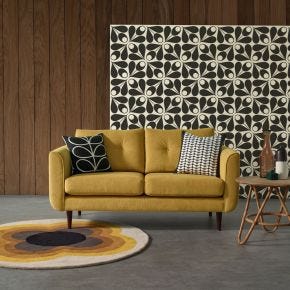 Orla Kiely Linden Small Fabric Sofa, Tolka Dandlion