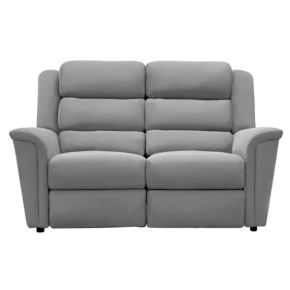 Parker Knoll Colorado Large 2 Seater Leather Sofa, Roma Steel
