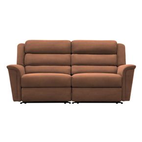Parker Knoll Colorado Large 2 Seater Power Recliner Leather Sofa, Roma Nutmeg