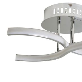 Casa Stewart LED Wall Light, Chrome