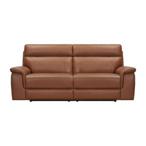 Casa Harry 3 Seater Double Power Recliner Leather Sofa