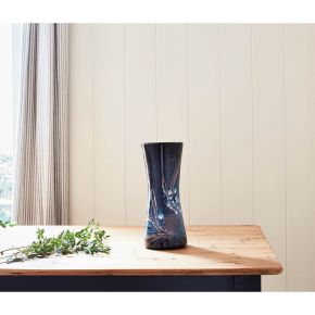 Poole Pottery Celestial Hourglass Vase, 34cm