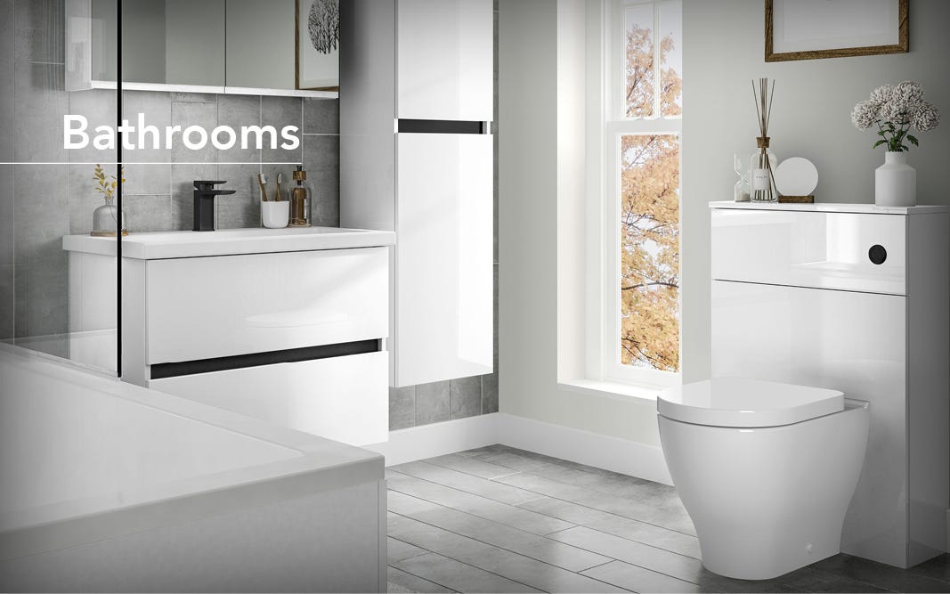 Modern white bathroom